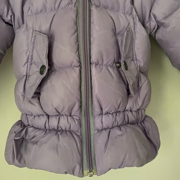 Hanna Anderson Purple Puffer Jacket with Hood Size 90 - Picture 2 of 10